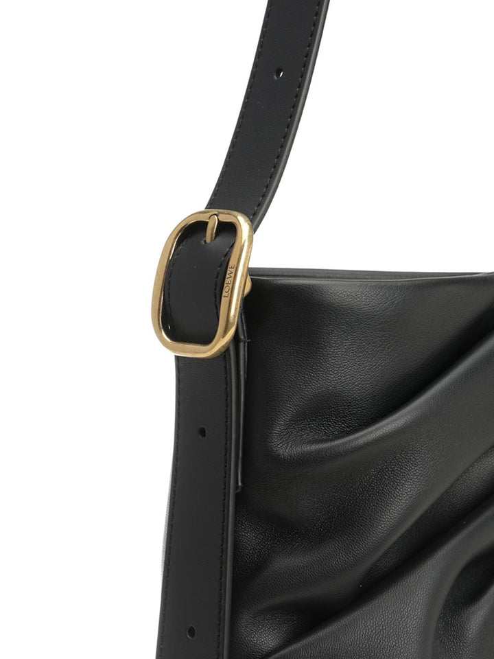 Loewe Draped Tote Shoulder Bag Crossbody Bags - Nero | a9ef647a9c68b66b1d9527a4cd84a7fec11f6224