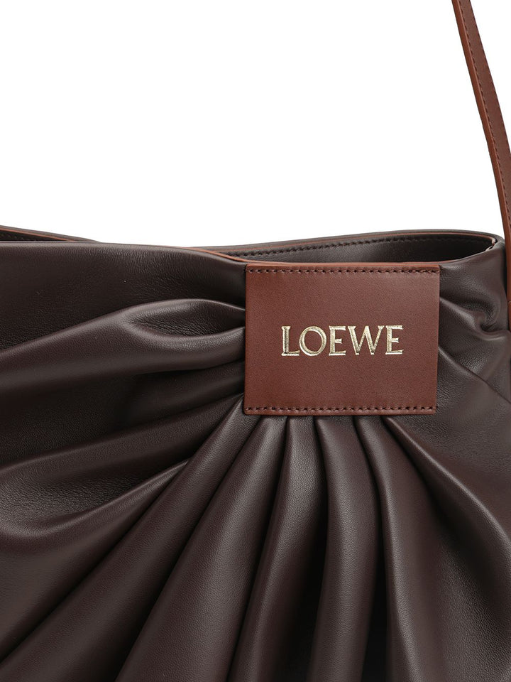 Loewe Draped Tote Shoulder Bag Crossbody Bags - Marrone | b9d6372c7066c2c3f39b6b651ed155bf00706bfa
