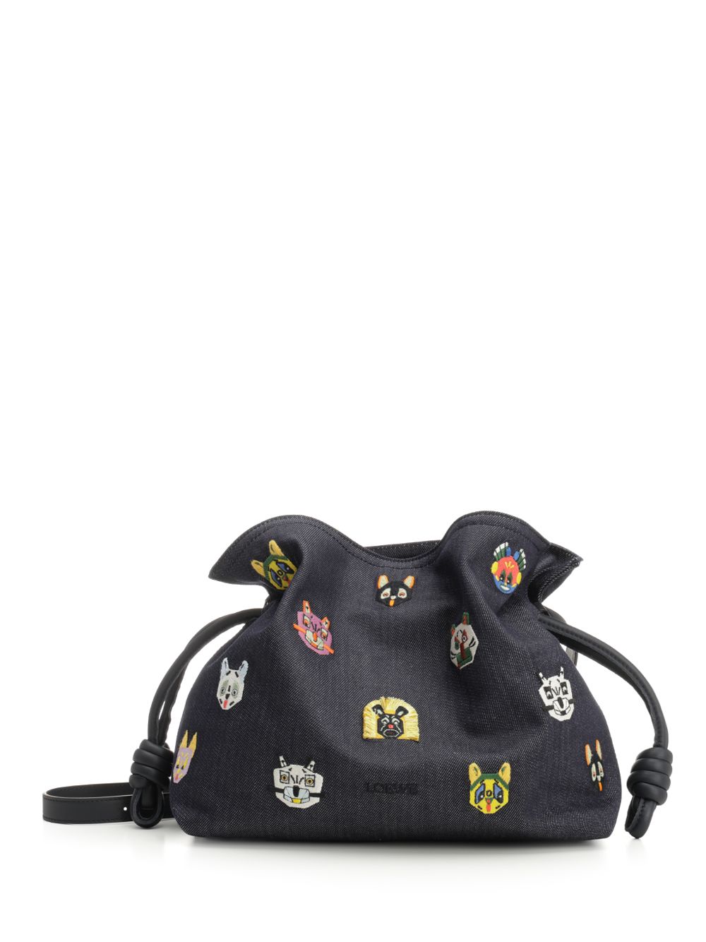 Loewe Flamenco Clutch “Cats” Clutches - Blu | ba49ad4d0c1968313b9d853bba4481a8d9d43b6d