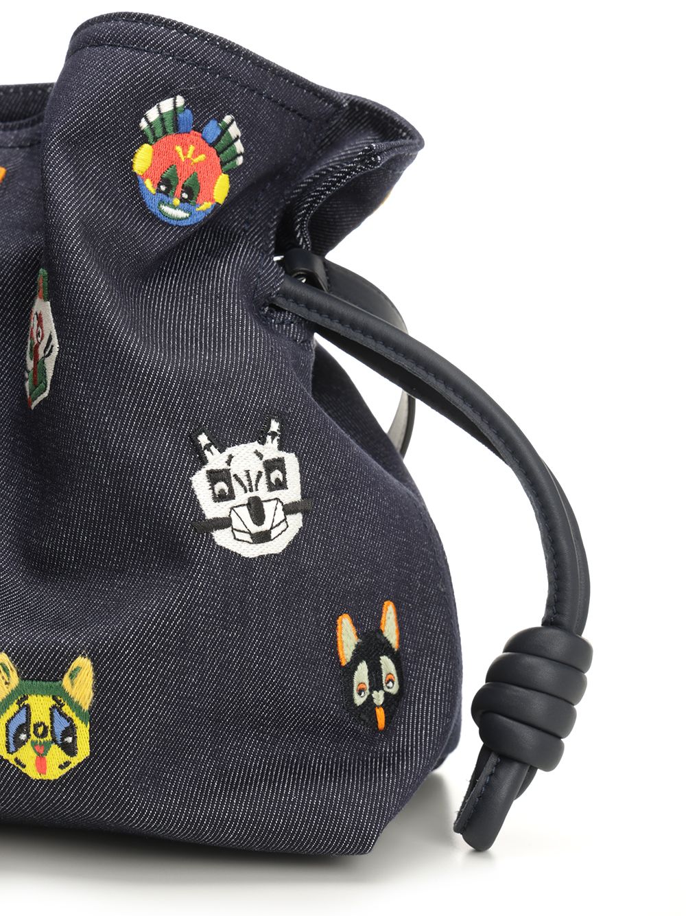 Loewe Flamenco Clutch “Cats” Clutches - Blu | c7206a60093f76415438b32fe89262ab65614f40