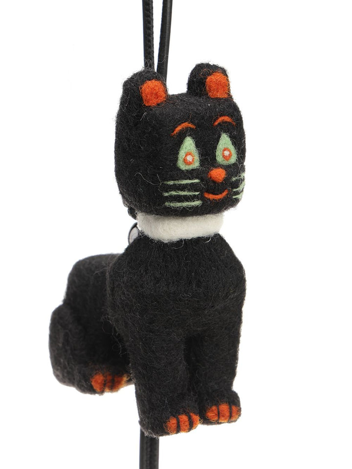 Loewe Felt Cat Charm By Louis Wain Keyrings - Nero | 9543c466d4d9348c0e7cb1a9674b3d21cd702954