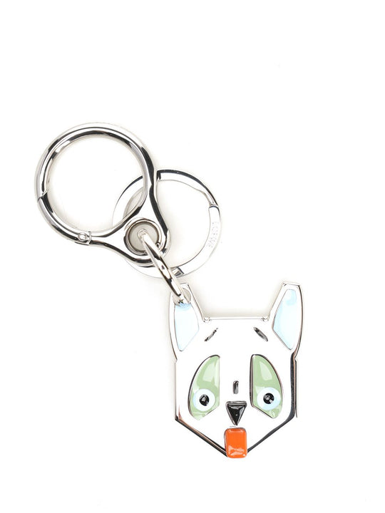 Futurist Cats Keyrings Silver