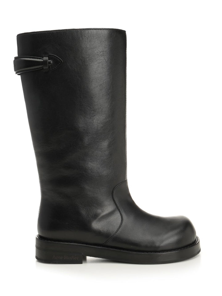 Acne Studios Leather Boots - Nero | caa3ebc3dd0e11eeacf8aa862c41251f1d80c03c