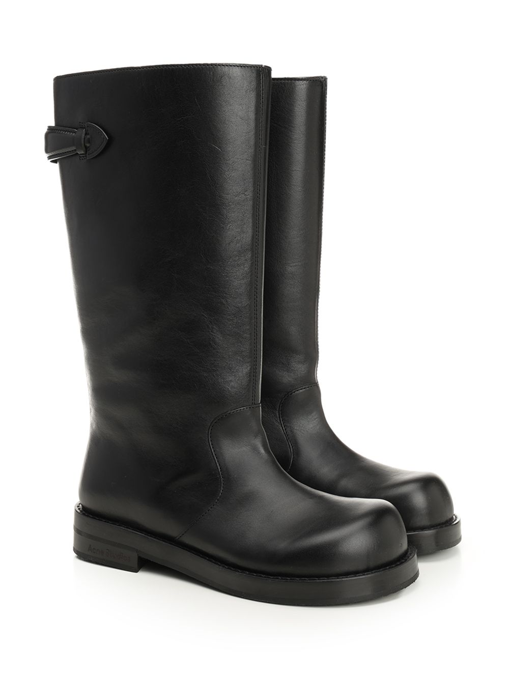 Acne Studios Leather Boots - Nero | 3be86afc30def4e89168586e81a6485e1dd20d27
