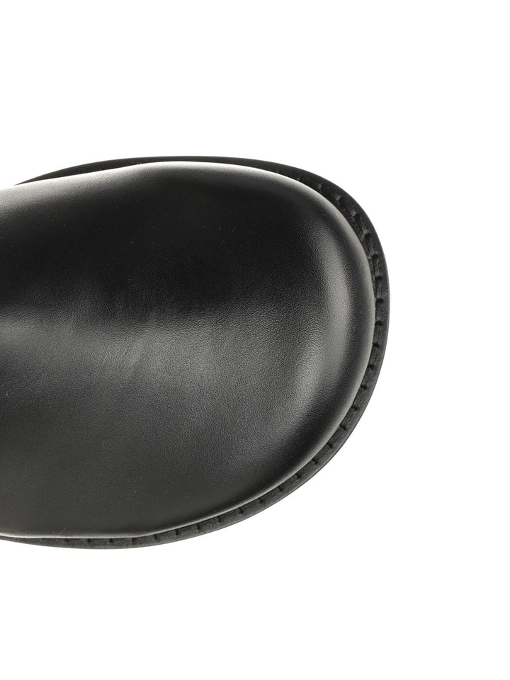 Acne Studios Leather Boots - Nero | 2fb496ef039b3856cef5c2966269998a3abd4645