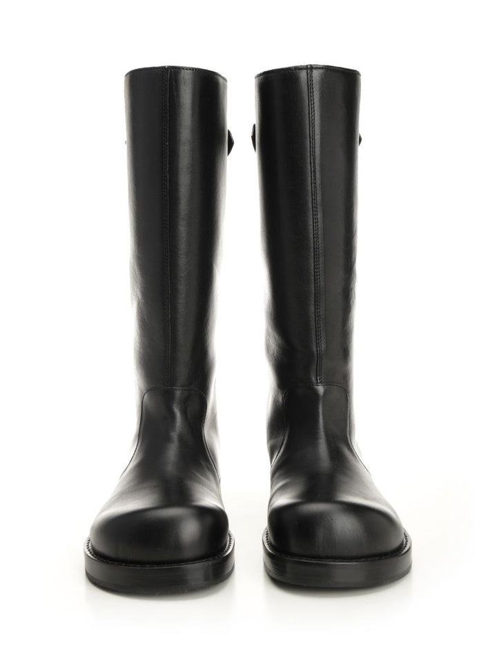 Acne Studios Leather Boots - Nero | 8142d84168817b720e3a24fd85702c6a7ea789a8