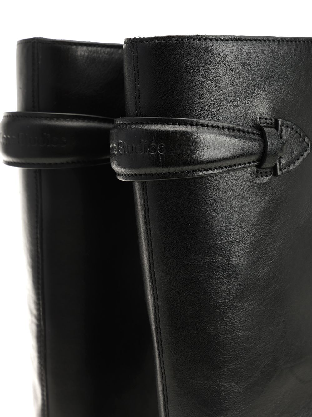 Acne Studios Leather Boots - Nero | 2ba2143ded6ffb1fe69d36da1fe6613785c24571