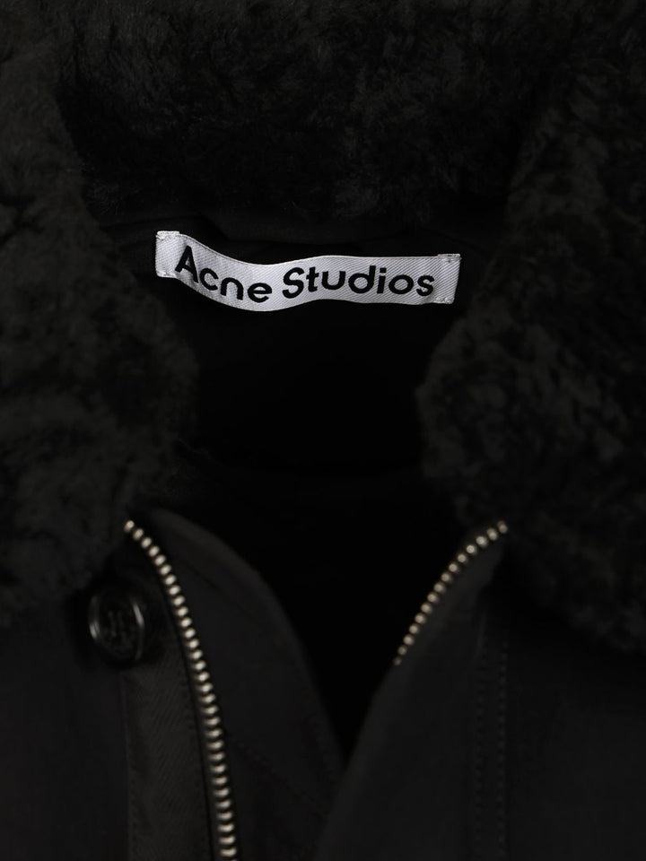 Acne Studios Nylon Jacket Giacche - Nero | 676796a4dce96214f0427ad6afd77d76008f5754