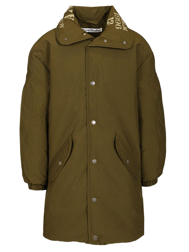 Acne Studios Omero Down Jacket Coats - Verde | 4c0e9f888d69a12ac38c386838354a7eaafc7db2