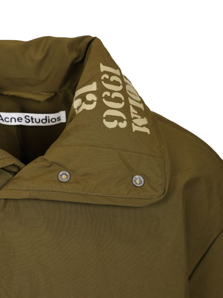 Acne Studios Omero Down Jacket Coats - Verde | 2b94ae074eb1b1871e5f6356f2a7d09ef549775b