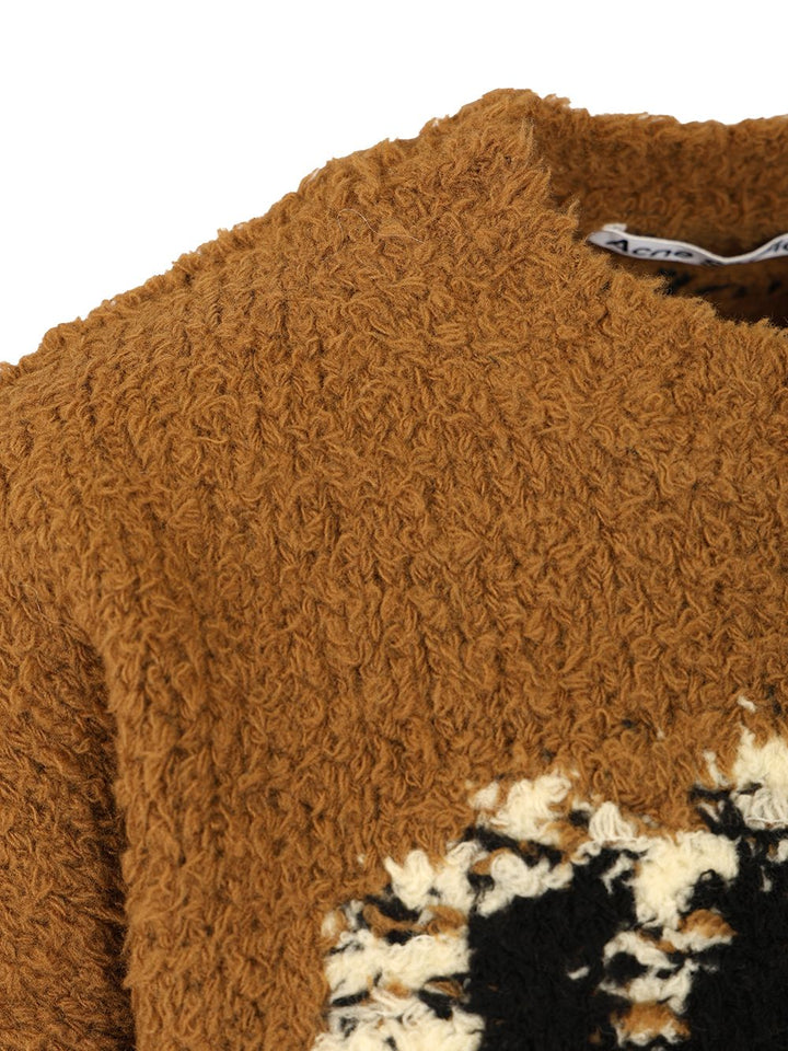 Acne Studios Teddy Sweater Knitwear - Beige | f3fb9a4c4f4e0f03334a63d5c5fc64990e54d044