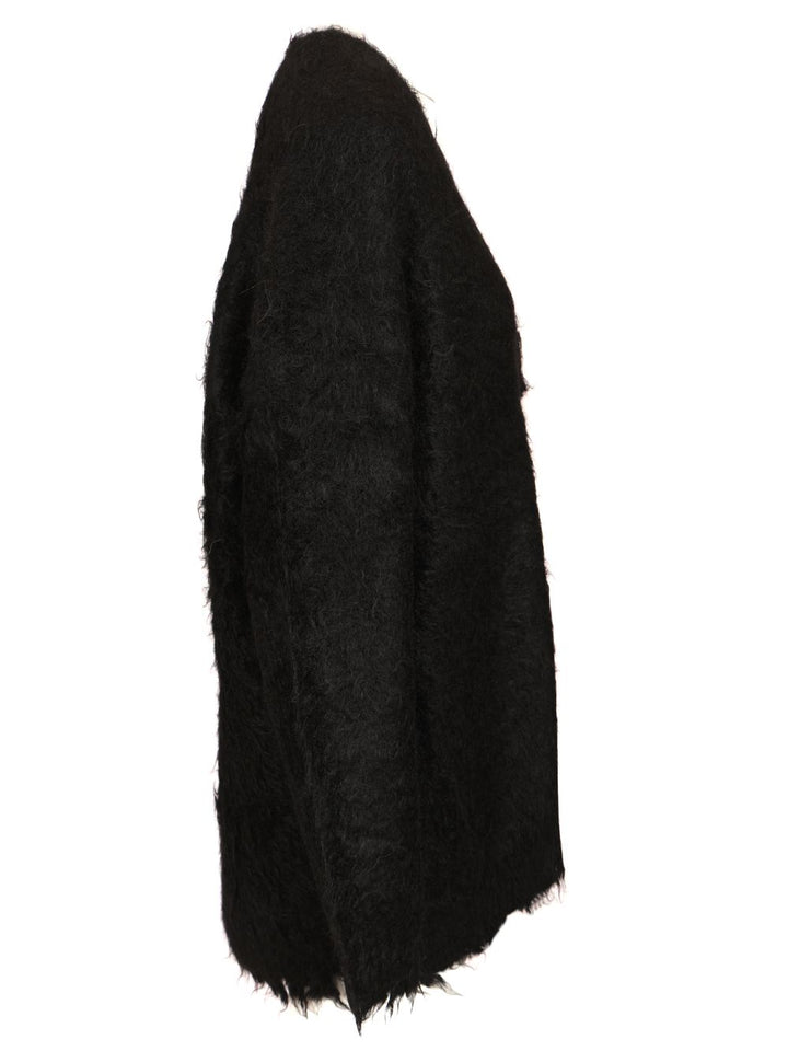 Acne Studios Mohair And Wool Cardigan Knitwear - Nero | 031f391d94adc985bcde9bce275c1747b66a31b1
