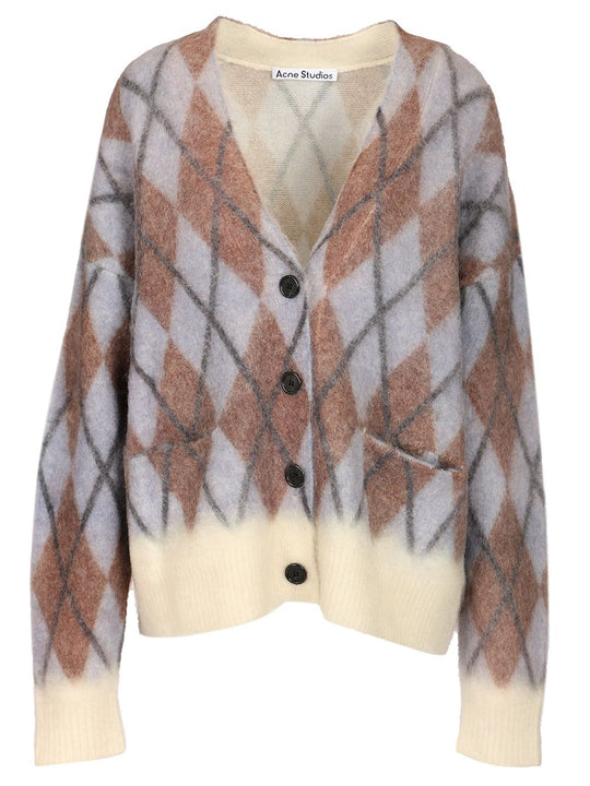 Katcher Mohair Cardigan Knitwear Multicolor