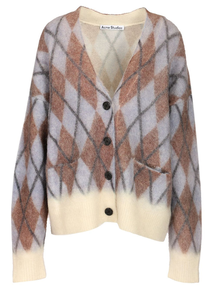 Acne Studios Katcher Mohair Cardigan Knitwear - Multicolor | 3128173685078a0f64a4892174c08e2e56b63e2e