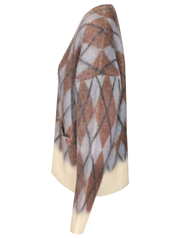 Acne Studios Katcher Mohair Cardigan Knitwear - Multicolor | f49cb92ee630ce43c50da137fcd5d57033376d83