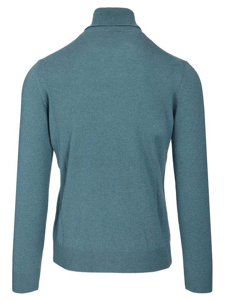 Al Duca D'Aosta Cashmere Turtleneck Knitwear - Verde | 50dd8b73d30d8fa0455f48200f469a16add23759