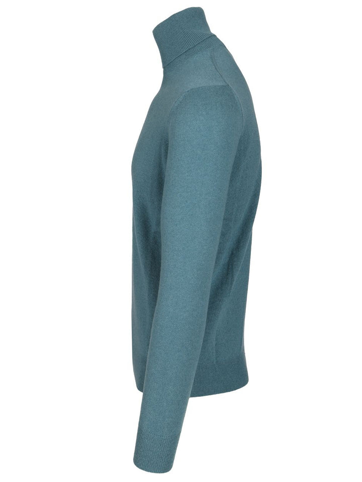 Al Duca D'Aosta Cashmere Turtleneck Knitwear - Verde | c55f8b92fdda2bf43cc995663f199d0694243646