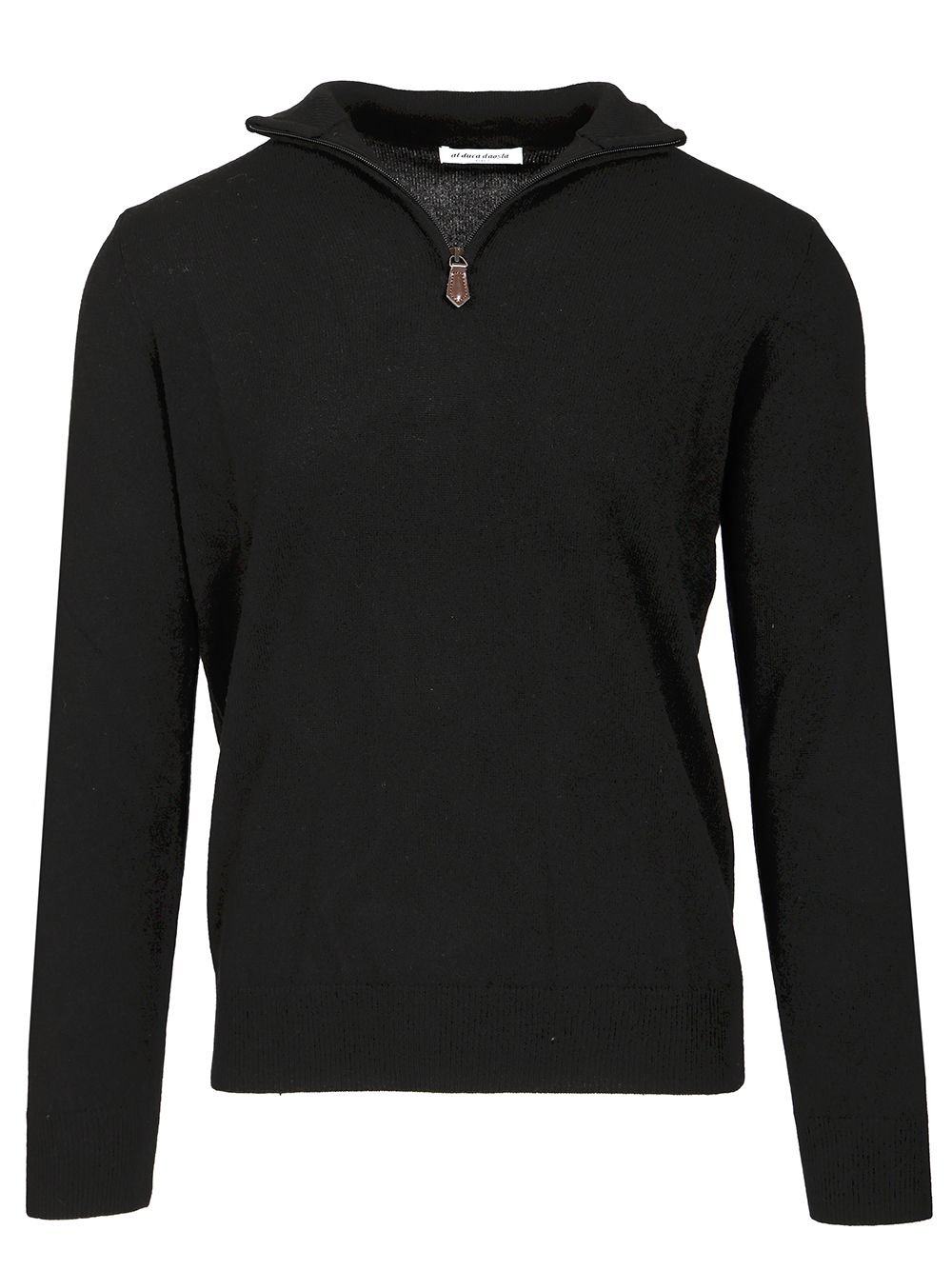 Al Duca D'Aosta Maglia Serafino In Cashmere Knitwear - Nero | a8fa15d96bcb3dd651d936b51124e217898e42de