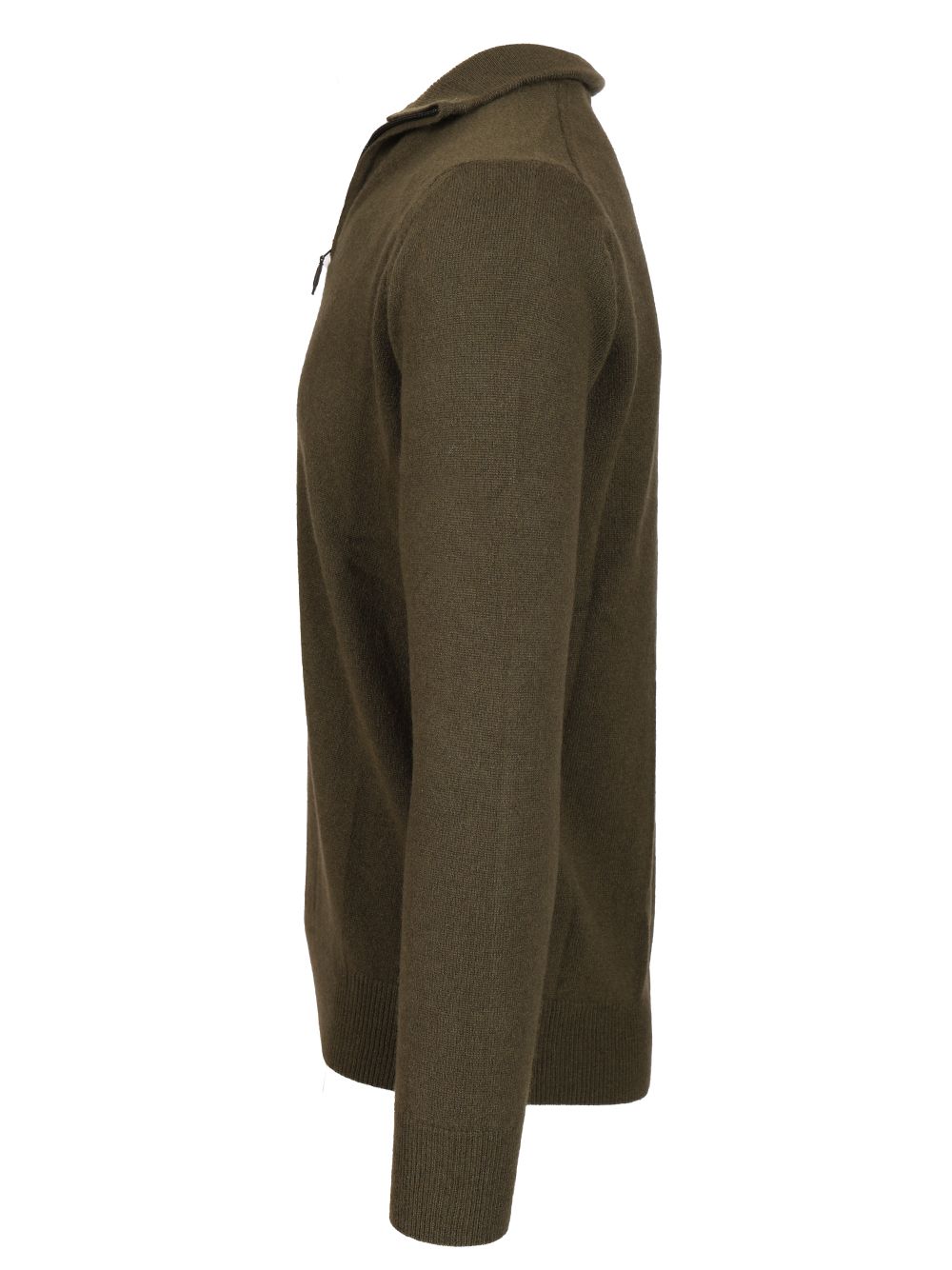 Al Duca D'Aosta Maglia Serafino In Cashmere Knitwear - Verde | c6534546c7991c088543738e9061be5a86b3b23d