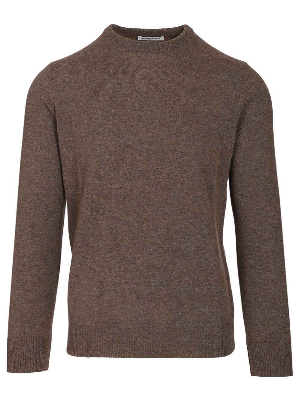 Al Duca D'Aosta Cashmere Crewneck Sweater Knitwear - Marrone | 632fe6ed8800eaf61e24bd17a851d7a421704b91