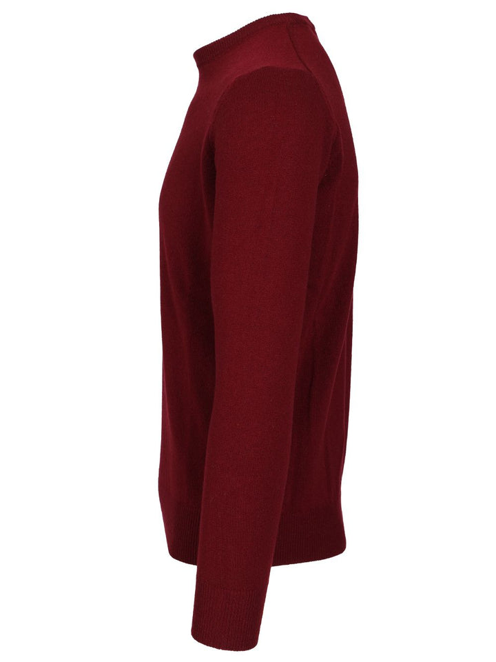 Al Duca D'Aosta Cashmere Crewneck Sweater Knitwear - Bordeaux | 3d50e3e958ae01364f162ce125e6755e1d21387b