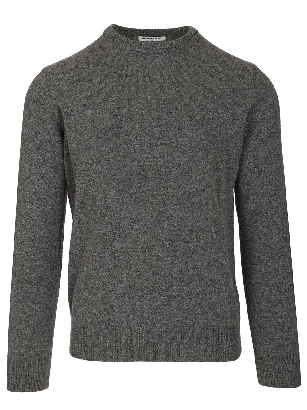 Al Duca D'Aosta Cashmere Crewneck Sweater Knitwear - Grey | db1cb848006269ce5ed95324d52122bef864868d