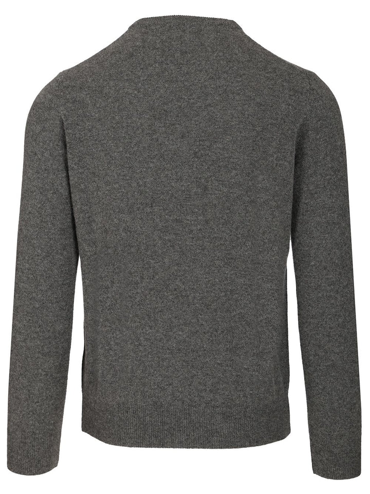 Al Duca D'Aosta Cashmere Crewneck Sweater Knitwear - Grey | d54a4e17fca9224362fbd184fe3c2e6cabf94b8f