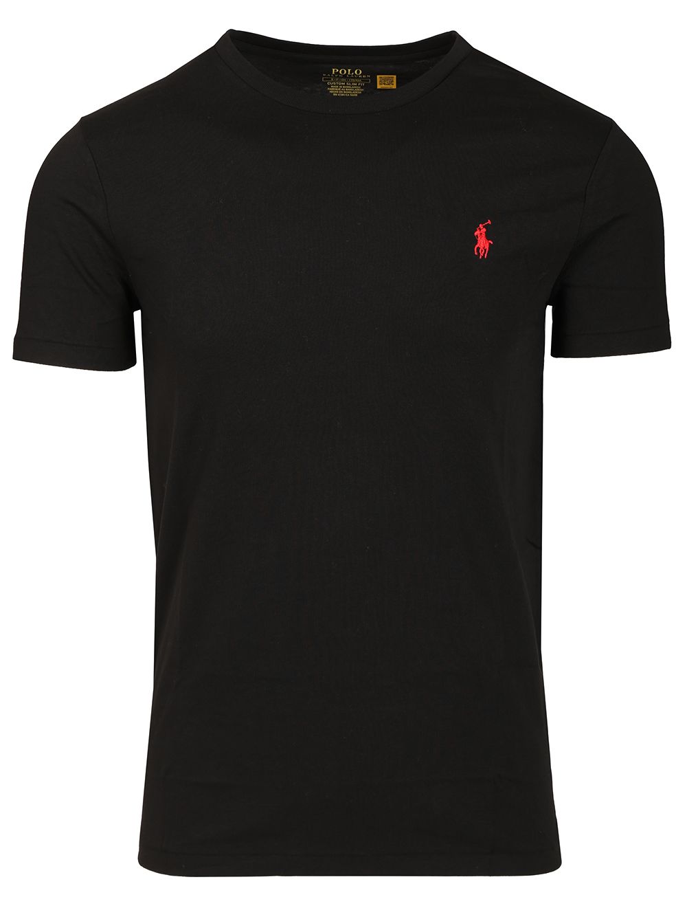 Polo Ralph Lauren Crew Neck Cotton T-Shirt - Nero | 91489e1678a0e89e6067fdbb3e2fdf50a888e65f
