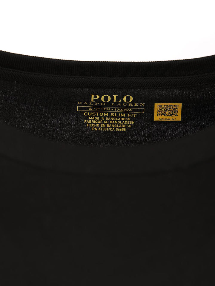 Polo Ralph Lauren Crew Neck Cotton T-Shirt - Nero | a31b6d23813baa5830646454ffca9b82814f8ade