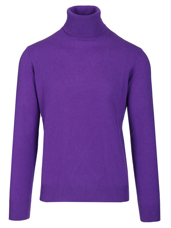 Al Duca D'Aosta Cashmere Turtleneck Knitwear - Violet | 1e28d39fe81dd82929b117d3ebdf0c564df72665