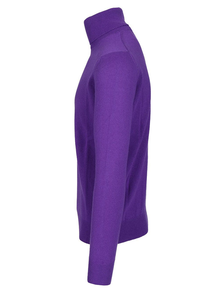 Al Duca D'Aosta Cashmere Turtleneck Knitwear - Violet | b64efbab025f964d3cd7d3ca1adf3b7c660309a1