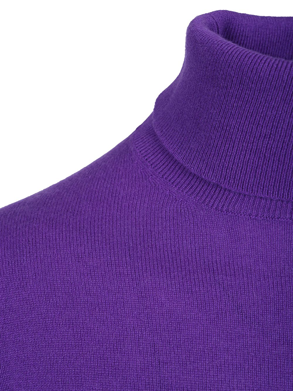 Al Duca D'Aosta Cashmere Turtleneck Knitwear - Violet | a89ad50ba89bb5633e52830eb0b0b76621ff5e01