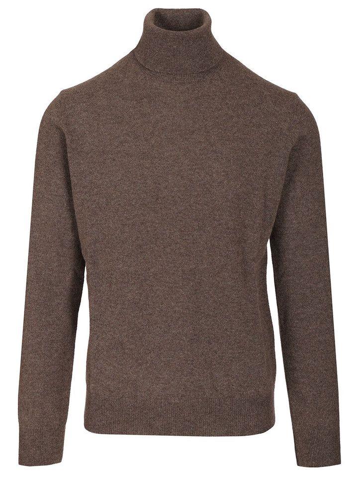 Al Duca D'Aosta Cashmere Turtleneck Knitwear - Marrone | 68be7ffbbee96e62a0c7e97d7f35816ffa55a52b