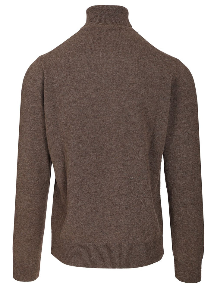 Al Duca D'Aosta Cashmere Turtleneck Knitwear - Marrone | 49de0454751a99f82a680416b76c359bfc390530