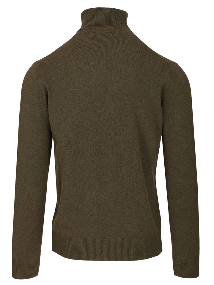Al Duca D'Aosta Cashmere Turtleneck Knitwear - Verde | 5584341e009213bbe638e3cb49645bada97a9f04