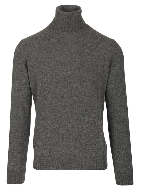 Cashmere Turtleneck Maglieria Grigio