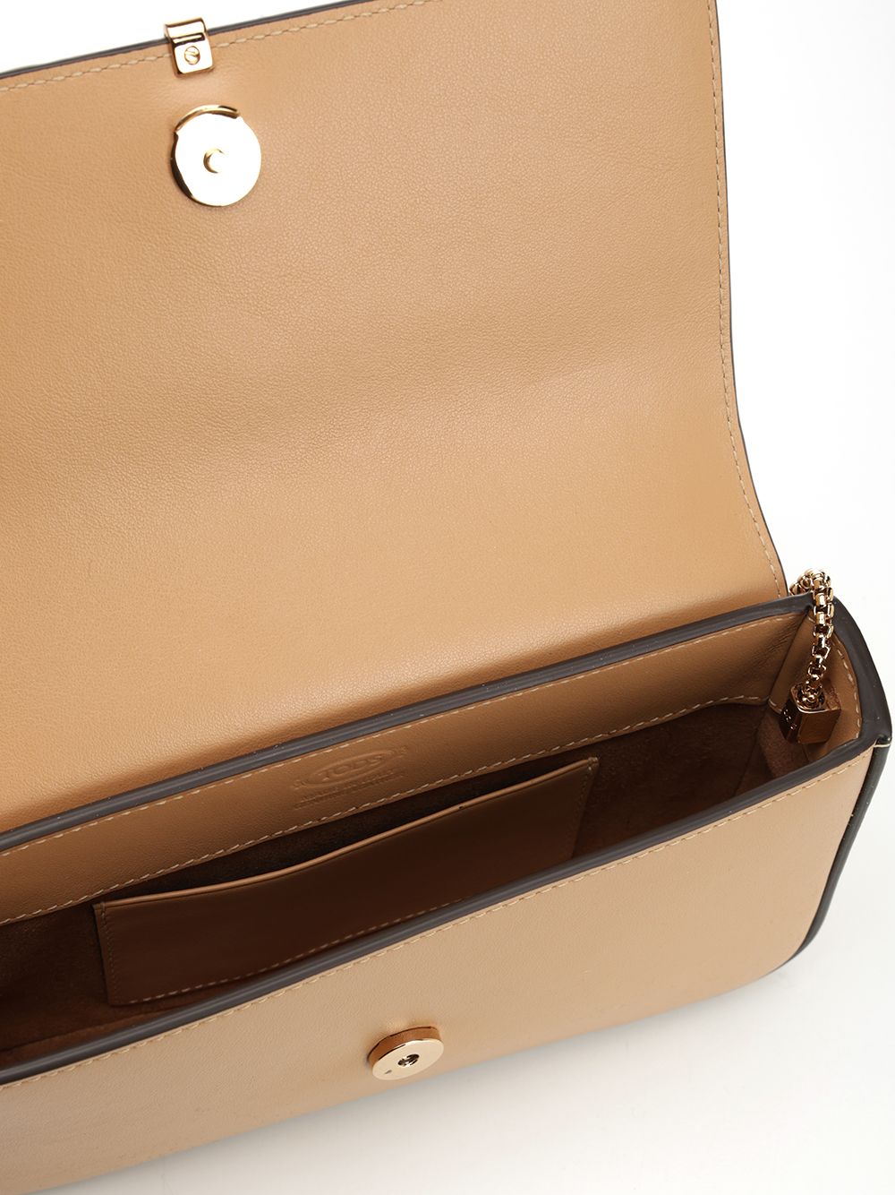 Tod'S Mini Flap Bag Small leather goods - Beige | 9a9ce4ed3dad111f9a8816f0e730ece2c6312f63