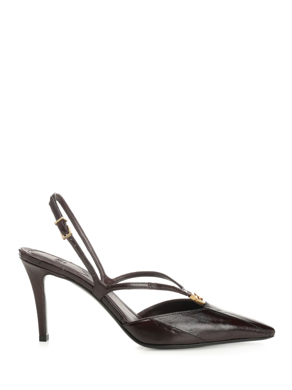 Fendi Ffold Decollete - Marrone | 47ac409c285d61d3b449ca687d7dece531fda7b9