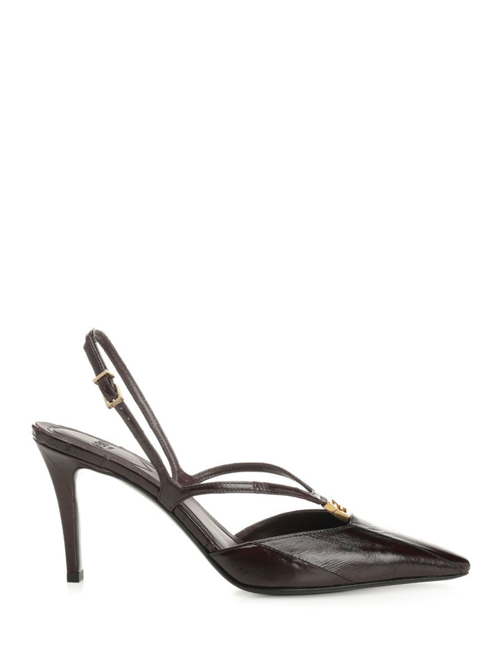 Fendi Ffold Decollete - Marrone | 47ac409c285d61d3b449ca687d7dece531fda7b9