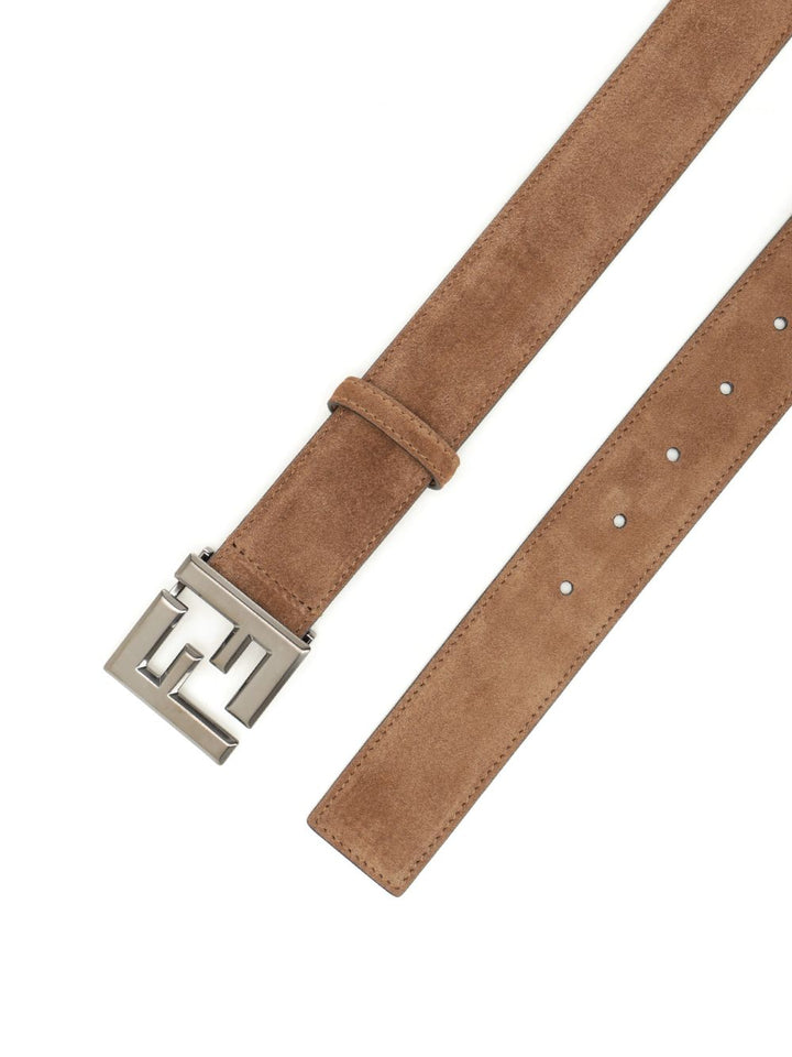 Fendi Squared Ff Belt Cinture - Marrone | d1d9130f666833164006e50c3e4d4b64e9c5d69b