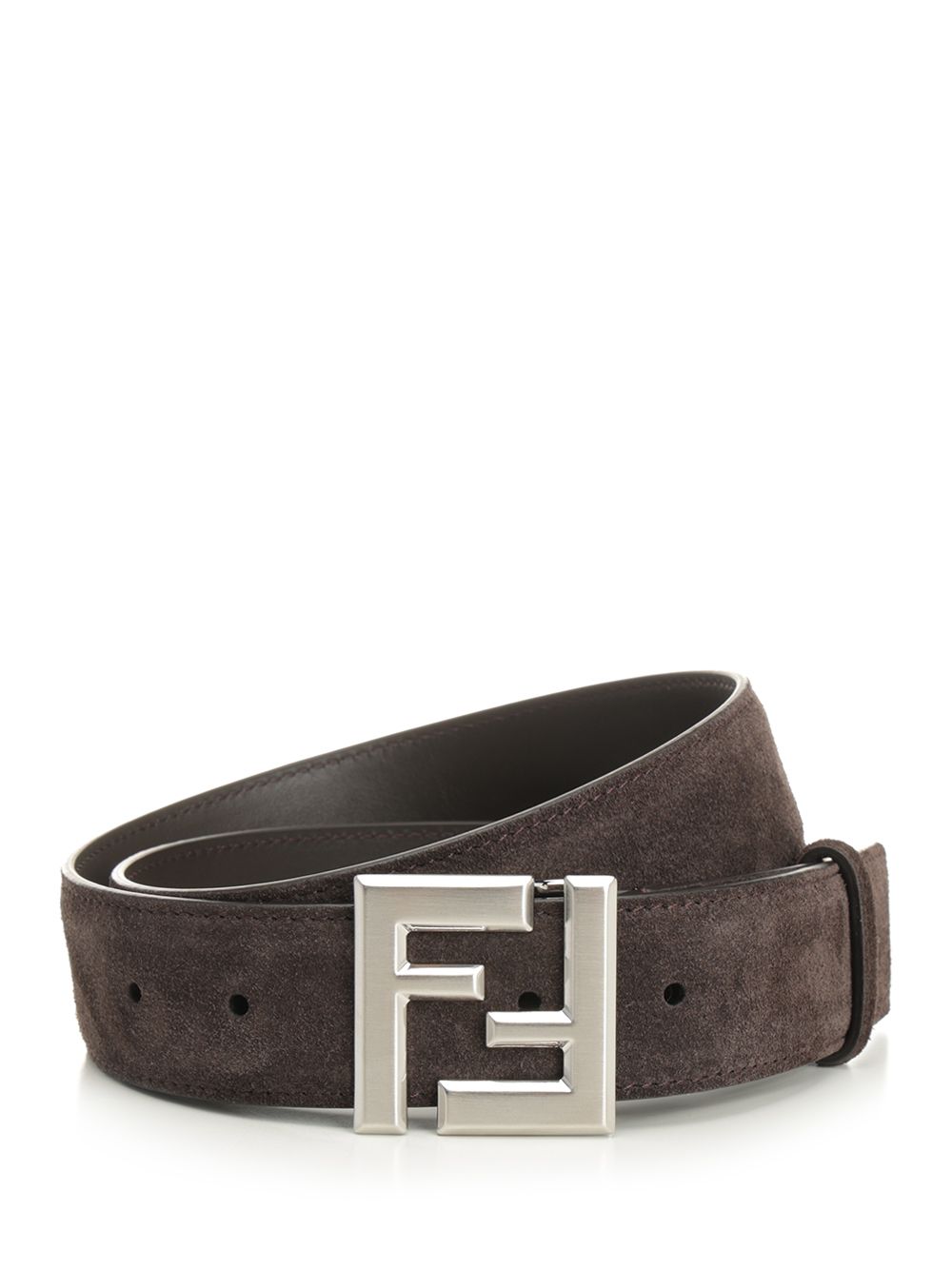 Fendi Squared Ff Belt Cinture - Marrone | ca00eb2dfa5e8b8fc229586632702e569701065e