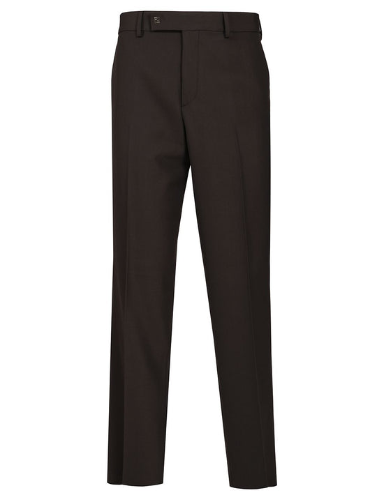 Wool Trousers Marrone