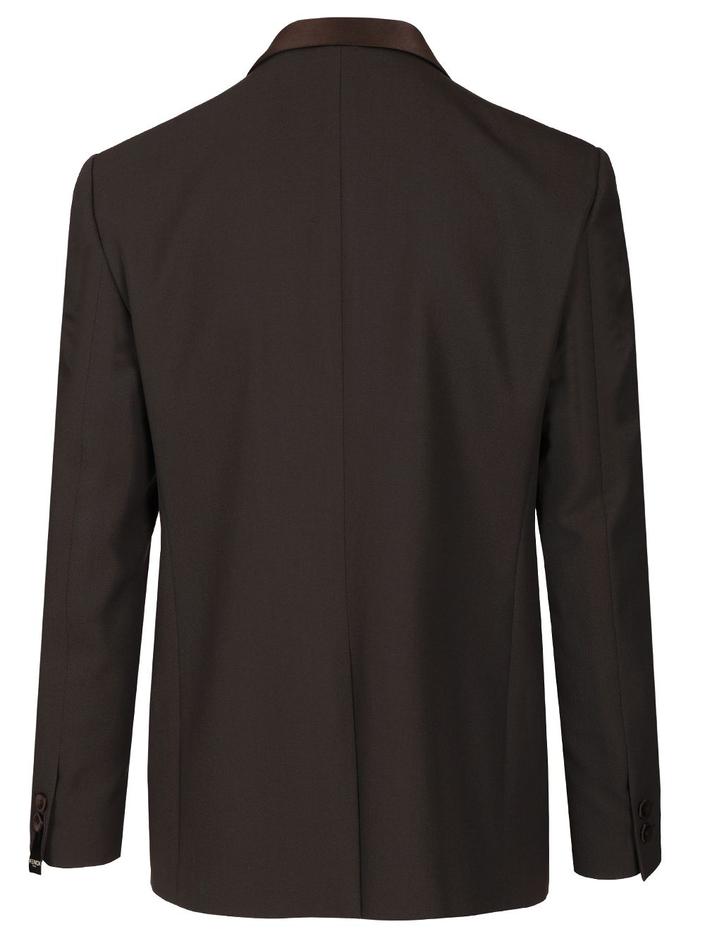 Fendi Brown Wool Crepe Blazer Giacche - Marrone | fca2fe98a91de1c31d984aa6508662138b7ad163
