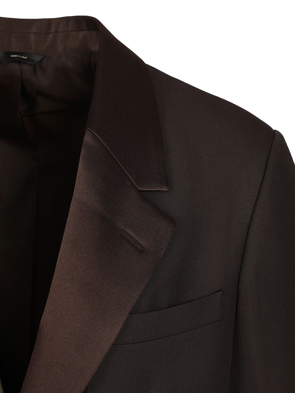 Fendi Brown Wool Crepe Blazer Giacche - Marrone | 56f31fbd62d37be7c6e232491e330017cd7e6c35