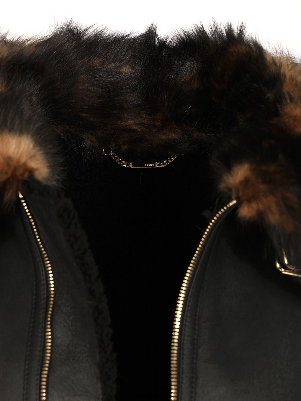 Fendi Black Nappa Leather Vest Coats - Nero | e12dcd8b1d4ce45187fcf4491164cf189a4d32fc