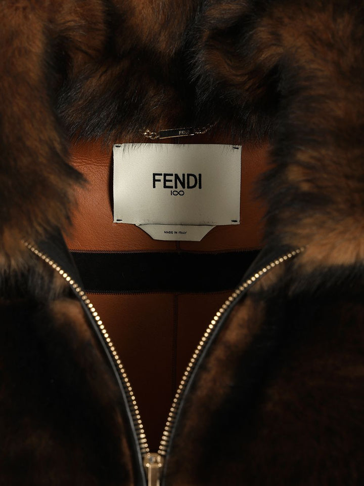 Fendi Dorsato Coats - Marrone | 812165a59d9495199b64d7950503e471fe4a4e29