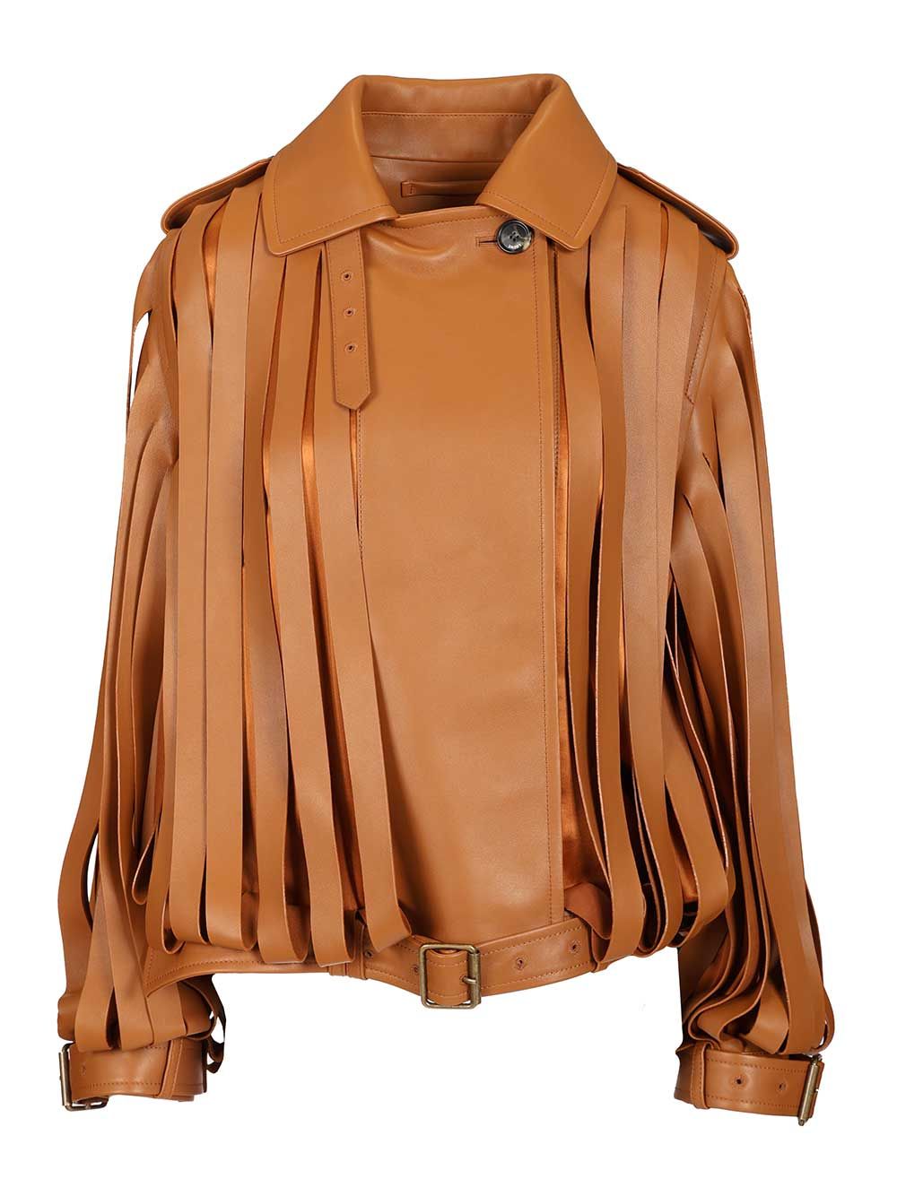 Loewe Lambskin Jacket Giacche - Marrone | d64c90e155c1129c37daa5828a5ddc09f54babdc