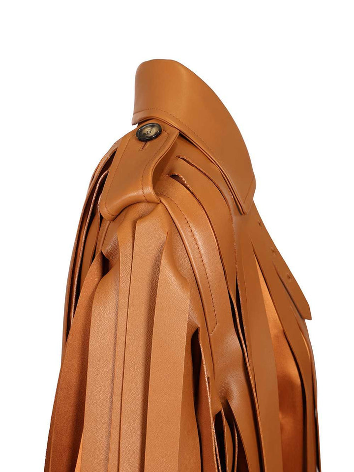 Loewe Lambskin Jacket Giacche - Marrone | a5b6e458f0c9709b6be6ca2abedb0e32a619f6d2