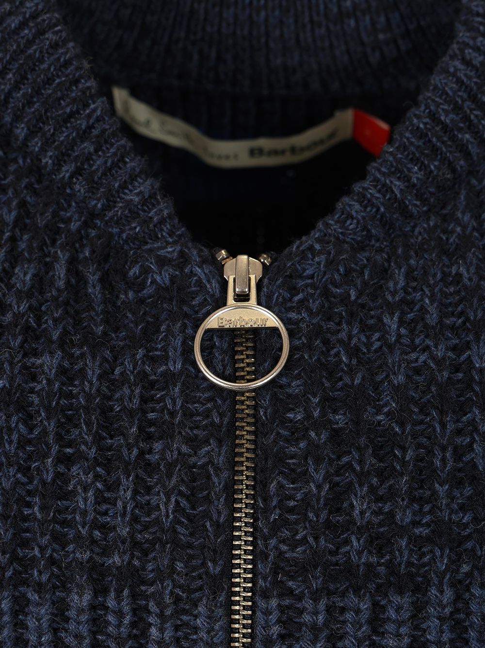 Barbour X Paul Smith Knitted Bomber Jacket Knitwear - Blu | 34b56052768ce12319e28d9fb8e9ebd4dffdae9a