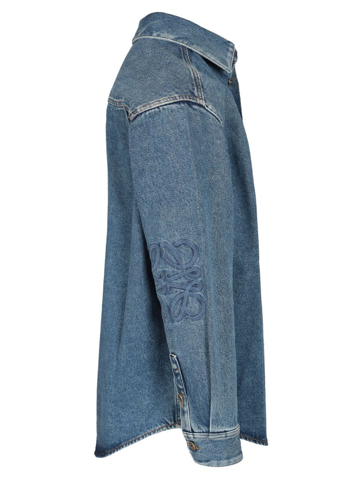 Loewe Anagram Shirts - Blu | cdecbc1f03b0a92ee3dff313f1253c28c910c0d9